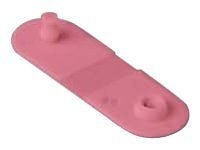 Zebra - Armbandsklämmor - rosa (paket om 275) - för Zebra Z-Band QuickClip