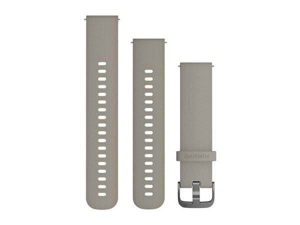 Garmin Quick Release Band - Urrem älykellolle - 127 - 204 mm - sandsten, skifer hardware - for Approach S40; ForeAthlete 645 Music; Forerunner 55, ...