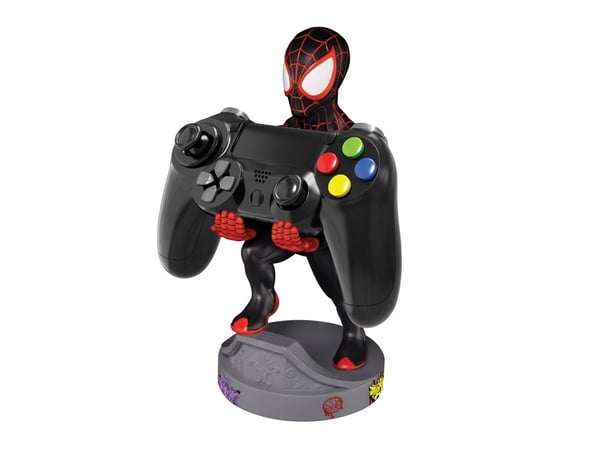 Exquisite Gaming Cable Guys Marvel Spider-Man Miles Morales - Skrivebordsstativ for spillkontroll, mobiltelefon