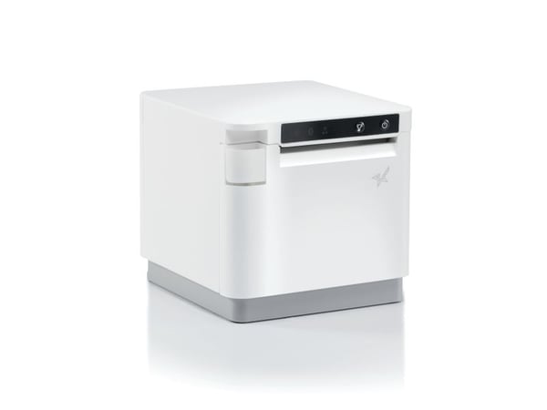 Star mC-Print3 MCP30 WT E+U - Kvitteringsskriver - direktetermisk - Rull (8 cm) - 203 dpi - inntil 250 mm/sek - USB, LAN - kutter - hvit