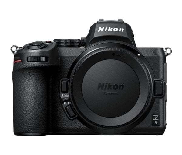 Nikon Z 5, 24,3 MP, 6016 x 4016 piksler, CMOS, 4K Ultra HD, Berøringsskjerm, Sort