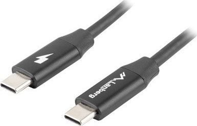 Lanberg CA-CMCM-40CU-0005-BK, 0,5 m, USB C, USB C, USB 2.0, 480 Mbit/s, Musta