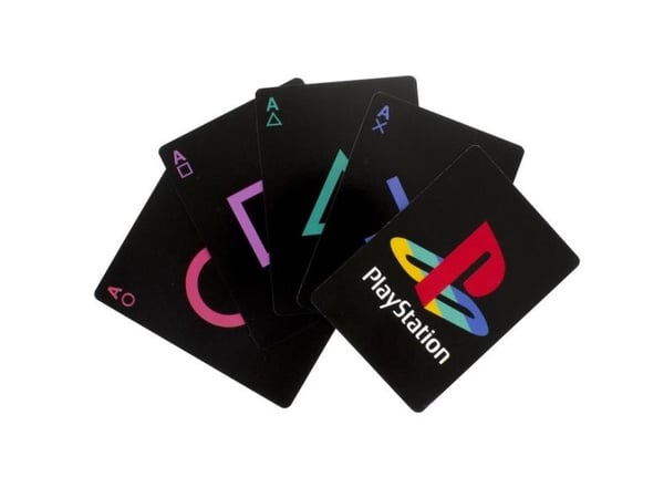 Paladone Playstation Playing Cards, Fotoark kartong, Gutt/Jente, Barn/voksne, PlayStation