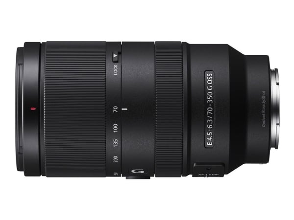 Sony SEL70350G - Telezoom-objektiivi - 70 mm - 350 mm - f/4,5-6,3 E G OSS - Sony E-mount - Sony E-mount -objektiivi