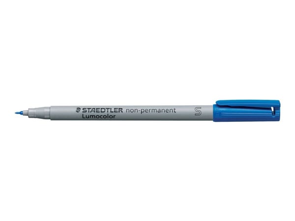 STAEDTLER Lumocolor - Fibertuppenn - ikke-permanent - blå - vannbasert blekk - 0.4 mm - superfin