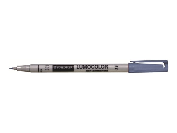 Staedtler 311-3, 1 kpl, Sininen, Pyöreä pää, Sininen, Harmaa, Polypropeeni (PP), 0,4 mm