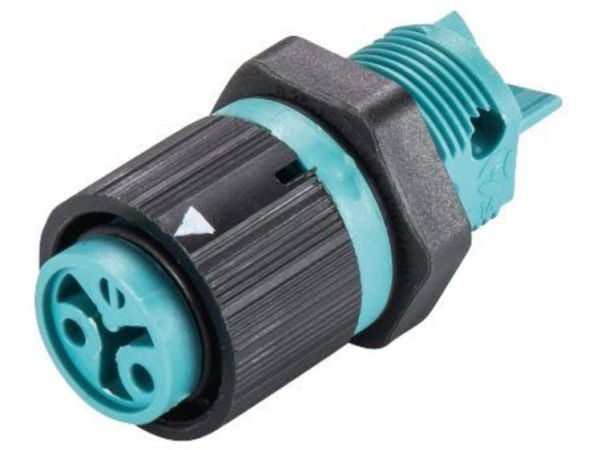 Wieland Electric 46.031.5051.6 rundtilkobling for innbygging, samlet polantall: 2, serie (rundkontaktforbindelse): RST® MINI, 1 stk