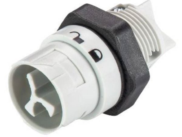 Wieland Electric 46.032.5054.0 rundstiftkontakt for innbygging, samlet poltall: 2 serie (rundstiftforbindelse): RST® MINI (1 stk)