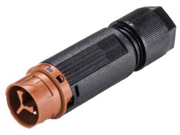Wieland Electric 46.032.4551.4 rundstiftkontakt, rett - 2-polig serie (rundstiftforbindelse) RST® MINI (1 stk.)