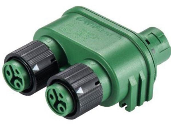 Wieland Electric RST® MINI rundstiftfordeler 46.030.1255.7, 2+PE, 1 stk