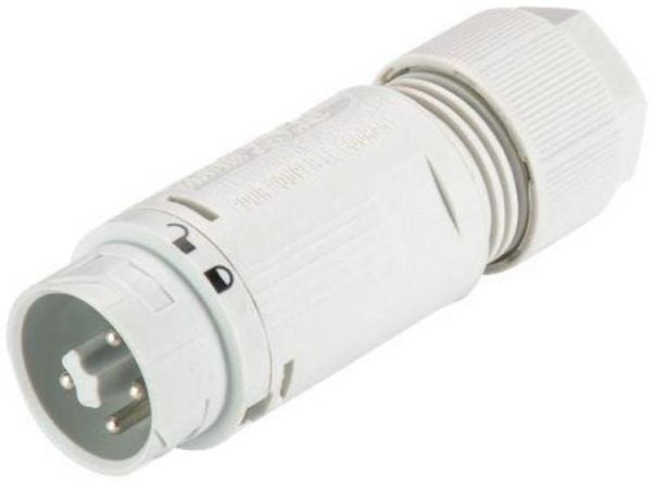 Wieland Electric 46.052.4554.0 rundstiftkontakt, rett samlet poltall: 3 + PE, serie (rundstiftforbindelse): RST® MINI, 1 stk