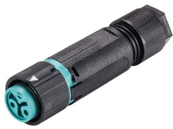 Wieland 46.031.4551.6 Pyöreä liitin Kytkin, suora Sarja (pyöreä liitin): RST® MINI Napojen kokonaismäärä: 2 1 kpl