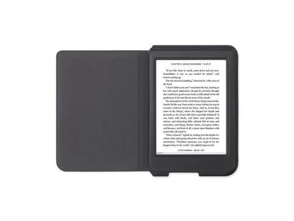 Kobo SleepCover - Lommebok for eBook-leser - kunstlær - svart - for Kobo Nia