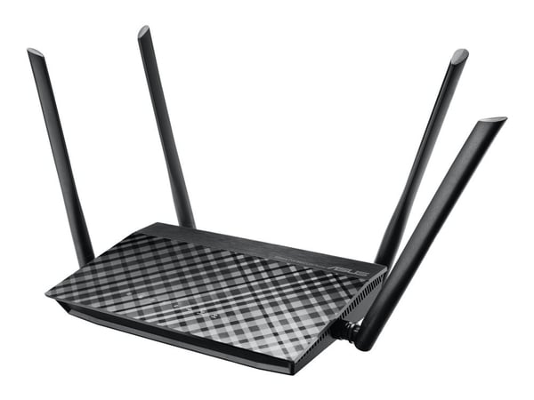 ASUS RT-AC1200 v.2, Ethernet WAN, Nopea Ethernet, Musta