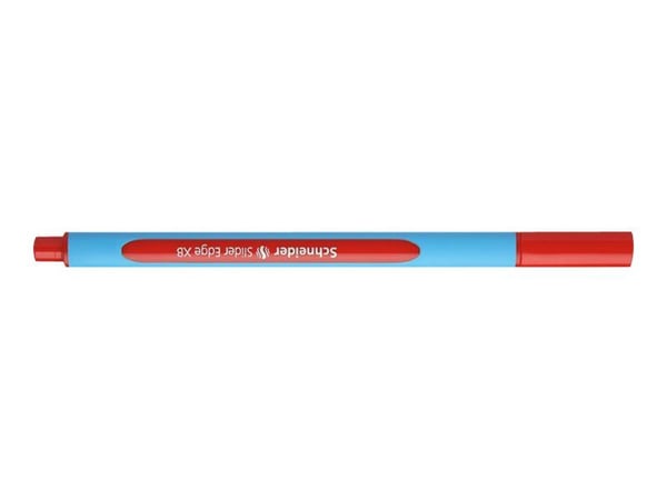 Schneider Slider Edge - Kulepenn - rød - 1.4 mm - ekstra bred