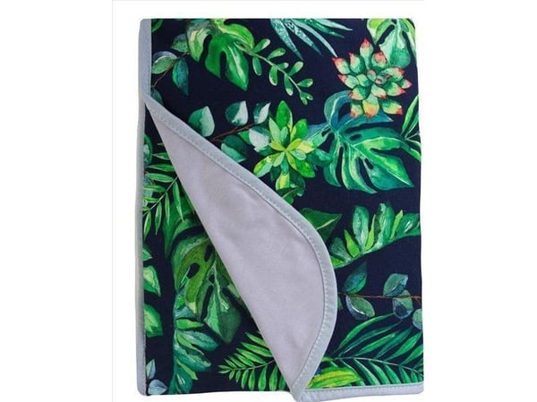 BabyMatex bambustepple dobbelsidig 75*100 Bamboo grå
