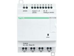 Schneider ZELIO LOGIC-modul 8 digitale innganger 4 analoge utganger 240VAC RTC (SR2E121BD)