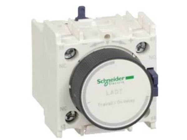 Schneider Kontaktblock för fördröjd växling 0,1–3s, 1Z 1R, LC1 LADR0