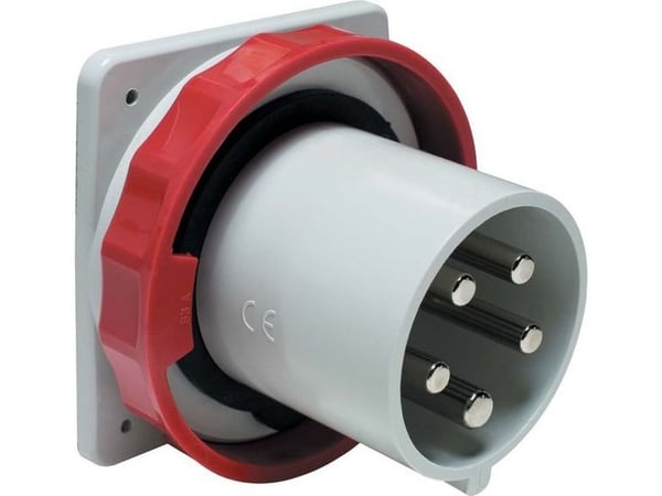 Schneider pistorasiapistoke 5P 63A 400V punainen IP67 (81883) Schneider pistorasiapistoke 5P 63A 400V punainen IP67 (81883)