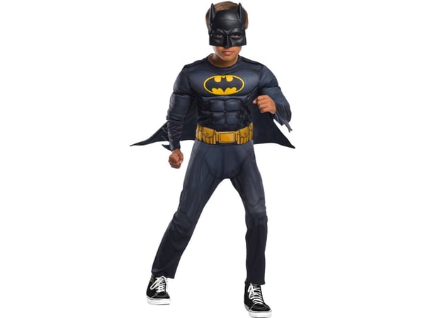 Batman Muskel Deluxe Kostume (3-7 vuotta)(Str. 140/L)
