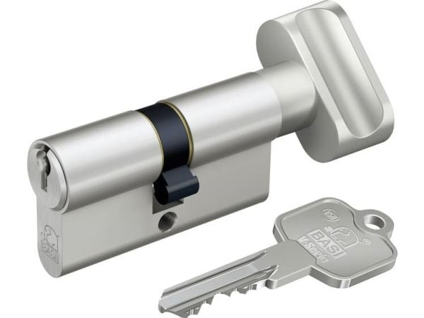 BASI V5030-0000, Europrofilsylinder, Sølv, 3 stykker, 1 stykker, 290 g, 1,5 cm