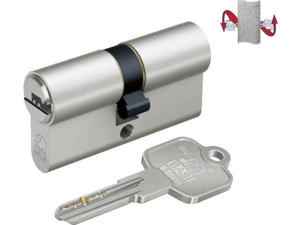 BASI V55 - 40/60 mm KA EF, Europrofilcylinder, Nickel, 5 styck, 1 styck, 433 g, 1,7 cm