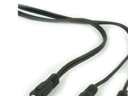 Gembird Jack 3,5 mm - Jack 3,5 mm x2 kabel 5 m svart (CCA-415)