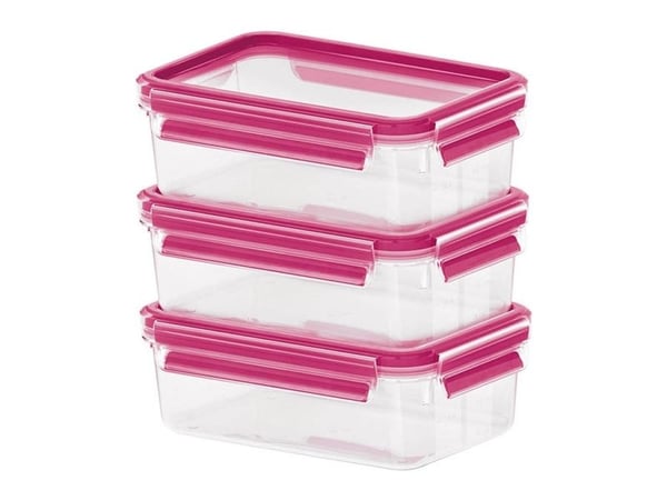 EMSA 515582, Boks, Rektangulær, 0,55 l, Rosa, Gjennomsiktig, Termoplastisk elastomer (TPE), Tyskland