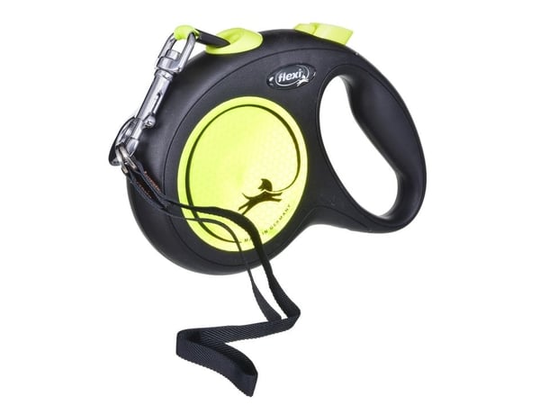 Flexi New Neon gul bånd L, 5M, 50KG