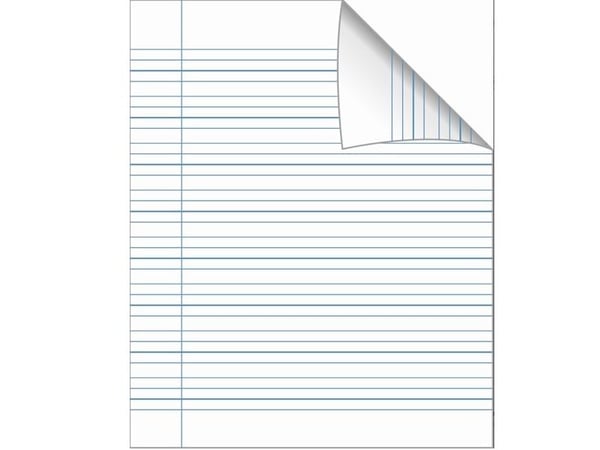 Skolhäfte Bantex 170x210 mm 70g Äppelgrön med 5+5+5+5+7 mm linjebredd - (10 st.)