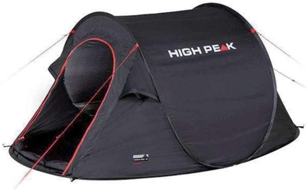 High Peak Vision 2, Telttailu, Tunneliteltta, 1,86 kg, Musta