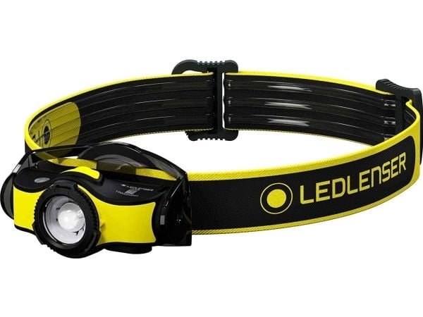 Ledlenser pannlampa iH5R - laddningsbar pannlampa m/fokus. 2 ljusstyrkor 400/20 lm. IP54