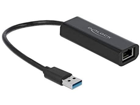 Delock - Nettverksadapter - USB 3.1 Gen 1 - 100M/1G/2.5G Gigabit Ethernet - svart