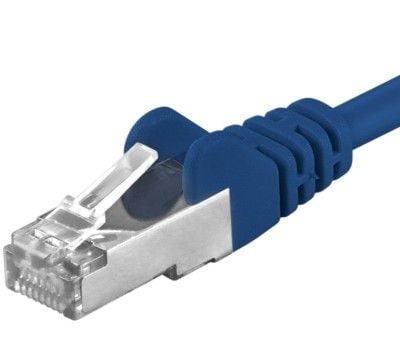 PremiumCord SP6ASFTP015B, 1,5 m, Cat6a, SF/UTP (S-FTP), RJ-45, RJ-45, Blå