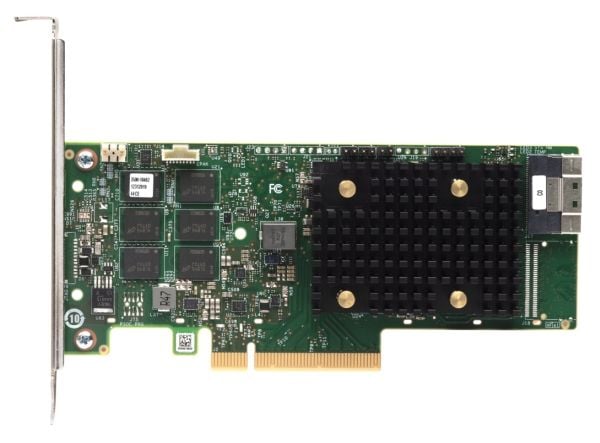Lenovo ThinkSystem 940-8i - Diskkontroller - 8 Kanal - SATA / SAS 12Gb/s - lav profil - RAID 0, 1, 5, 6, 10, 50, JBOD, 60 - PCIe 4.0 x8 - for Think...