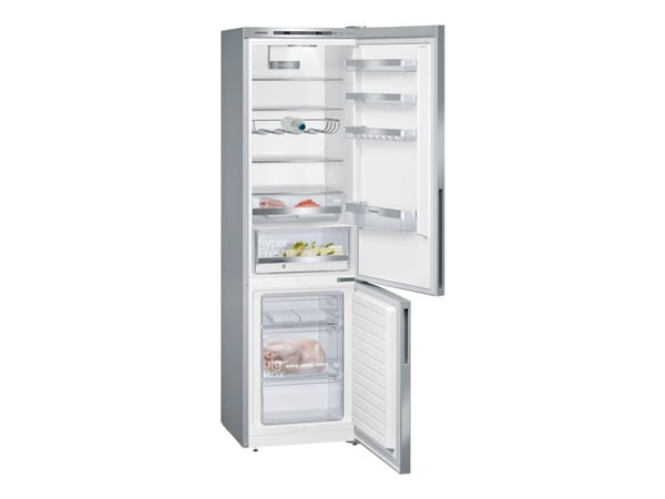 Siemens iQ500 KG39EAICA - Kjøleskap/fryser - bunnfryser - bredde: 60 cm - dybde: 65 cm - høyde: 201 cm - 343 liter - Klasse C - rustfritt stål