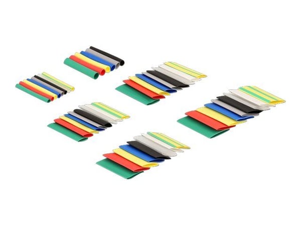Delock Heat Shrink Tube Set (108 pieces) - Rörledningssats till kylfläns - 4 cm - blandade färger