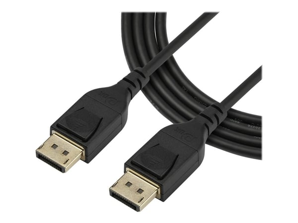 StarTech.com 3ft/1m VESA-sertifioitu DisplayPort 1.4 kaapeli, 8K 60Hz HBR3 HDR, Super UHD DisplayPort to DisplayPort Monitor Cord, Ultra HD 4K 120H...