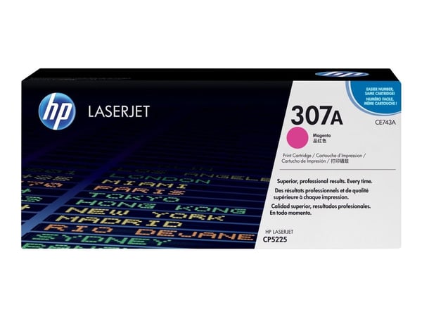 HP 307A, alkuperäinen magenta LaserJet-värikasetti, 7300 sivua, Magenta, 1 kpl