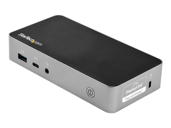 Startech USB-C Dock, Dual Monitor 1080p HDMI Laptop Docking Station, 60W Power Delivery, 1x USB-C, 3x USB-A, Ethernet, Dual HDMI Video Display USB ...