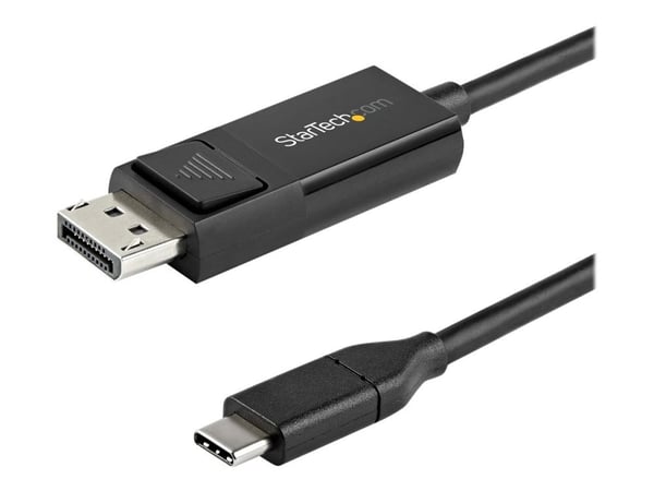 StarTech 3ft (1m) USB C to DisplayPort 1.2 Cable 4K 60Hz, Bidirectional DP to USB-C or USB-C to DP Reversible Video Adapter Cable, HBR2/HDR, USB Ty...