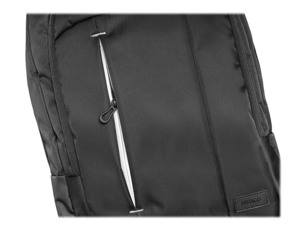 Deltaco Kannettavan tietokoneen reppu, soveltuu korkeintaan 14-16" malleille, polyesteriä, musta, Reppu, 39,6 cm (15.6"), Olkahihna, 640 g