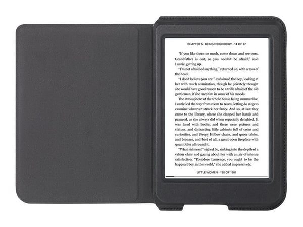 Kobo SleepCover - Lommebok for eBook-leser - kunstlær - svart - for Kobo Nia