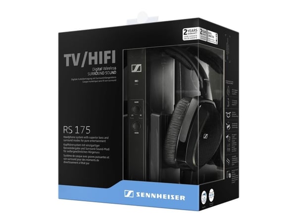 Sennheiser RS 175 - Hodetelefonsystem - full størrelse - trådløs