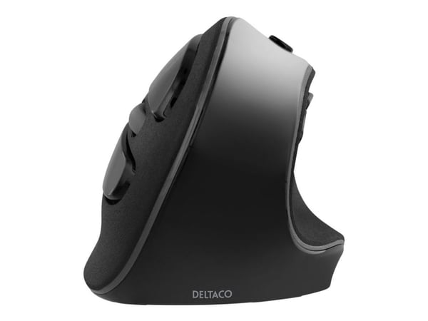 DELTACO Office vertical ergonomic mouse, silent clicks, wireless 2.4G