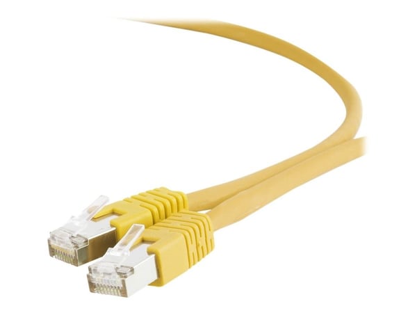 Cablexpert - Patchkabel - RJ-45 (han) til RJ-45 (han) - 1 m - S/FTP - CAT 6a - halogenfri, formet, strenget - gul