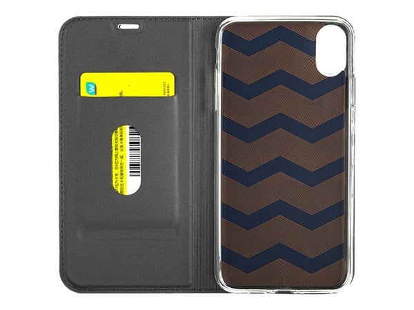 X-Shield iPhone Xs Max flipfodral svart