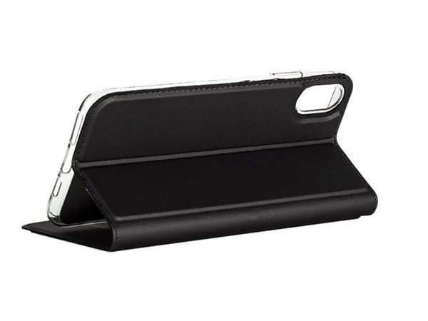 X-Shield iPhone Xs Max flipfodral svart