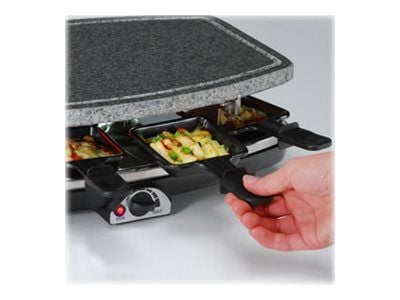 Cloer 6430 - Raclette/kuumakivi - 1,1 kW - musta