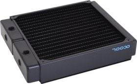 Alphacool NexXxoS XT45, Radiatorblokk, Kobber (Cu), Metall, Sort, 1/4", 0,8 stang, 20 cm